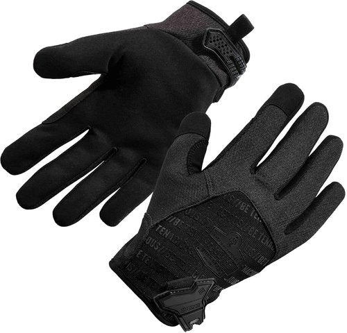 Ergodyne High-Dexterity Tactical Gloves - Black | Unisex, Small Size for Enhanced Grip