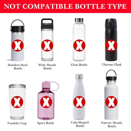 Linkidea Disposable Water Bottle Sleeve Compatible with Smartwater 33.8 Fl Oz, LIFEWTR 33.8 Fl Oz, Insulated Neoprene Plastic Bottled Water Cover with Lockable Zipper, Light Blue