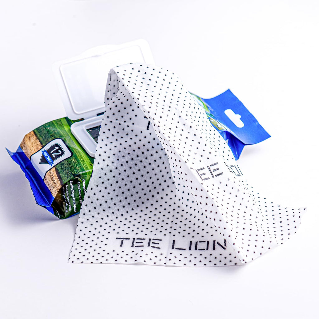 TeeLion Golf Towels are The Easiest and Most Convenient Way to Keep Your Clubs and Golf Balls Clean, from The First tee to The Final Hole. Designed as a moistened Disposable Towel