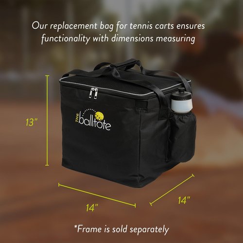 Ball Tote - Frame and Replacement Bag for Tennis and Pickleball Pro Teaching Cart