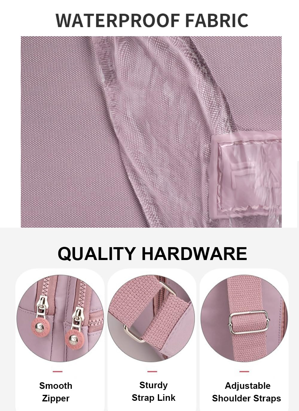 Hiflyer Sling Bags Crossbody Bags for Women Trendy, Fanny Packs for Women Cross Body, Sling Bag Crossbody Purse (Pink)