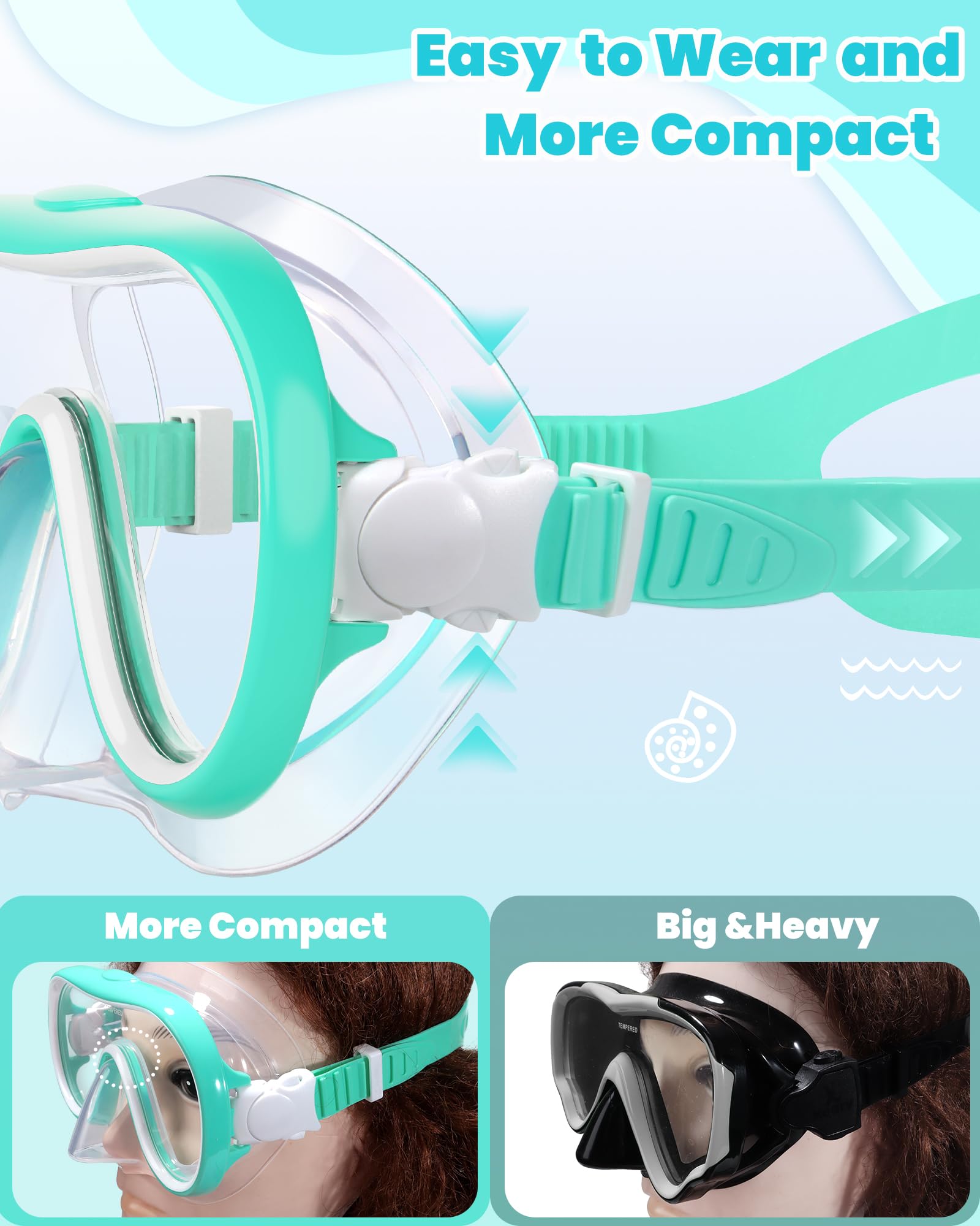 Seago Kids Swim Goggles with Nose Cover for Girls Boys Youth, 2 Pack Clear Vision Swimming Goggles Swim Mask Pool Goggles No Leaking Tempered Glasses for Kids 6-14 4-7 8-14 3-5 8-12 3-6