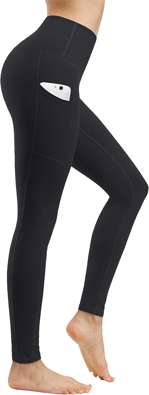 Fengbay High Waist Yoga Pants - Tummy Control Leggings with Pockets for Women | 2 Pack