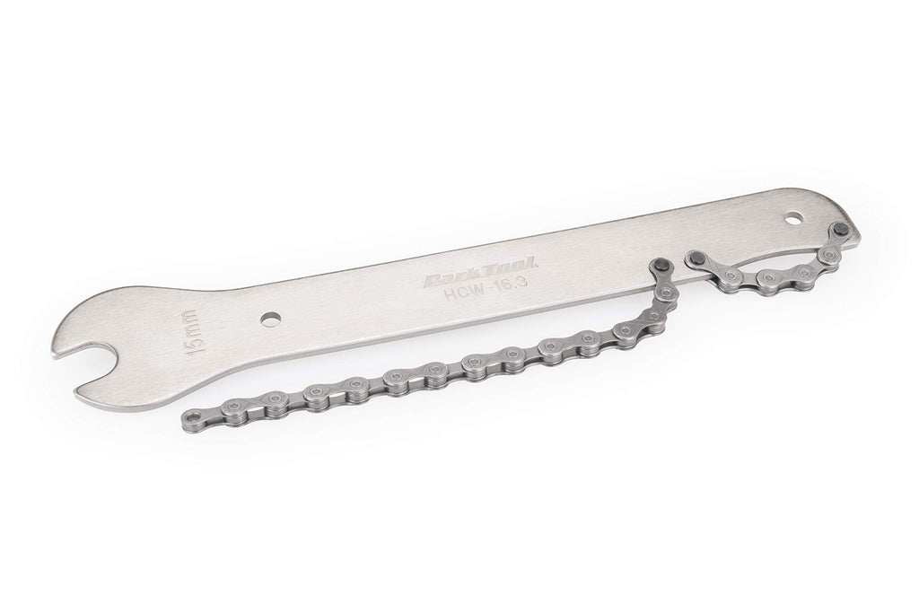 Park Tool HCW-16.3 - Chain Whip/Pedal Wrench, Silver