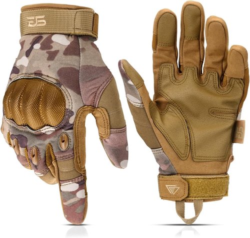 Glove Station Touchscreen Utility Gloves for Men - Hard Knuckle Protection | Multicam XX-Large