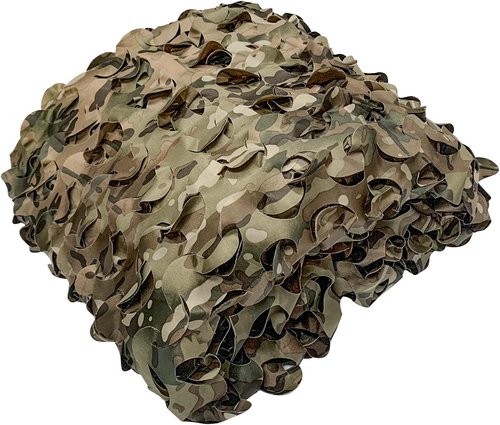 GRVCN Camo Netting - Camouflage Mesh for Hunting Blinds | Bulk Roll Sunshade for Military Theme Decor