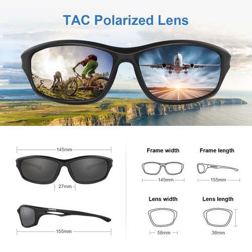 Duduma Polarized Sports Sunglasses for Men Women Running Cycling Fishing Golf Driving Shades Sun Glasses