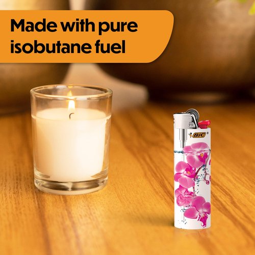 BIC Maxi Pocket Lighter, Special Edition What's Inside Series, 8 Count Pack of Lighters