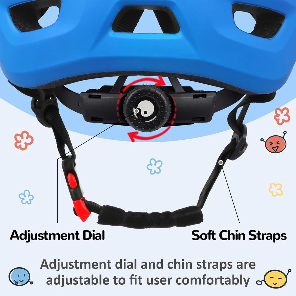 Skiennix Toddler Bike Helmet - Adjustable Multi-Sport Design for Infants to Schoolchildren | 2 Sizes Available