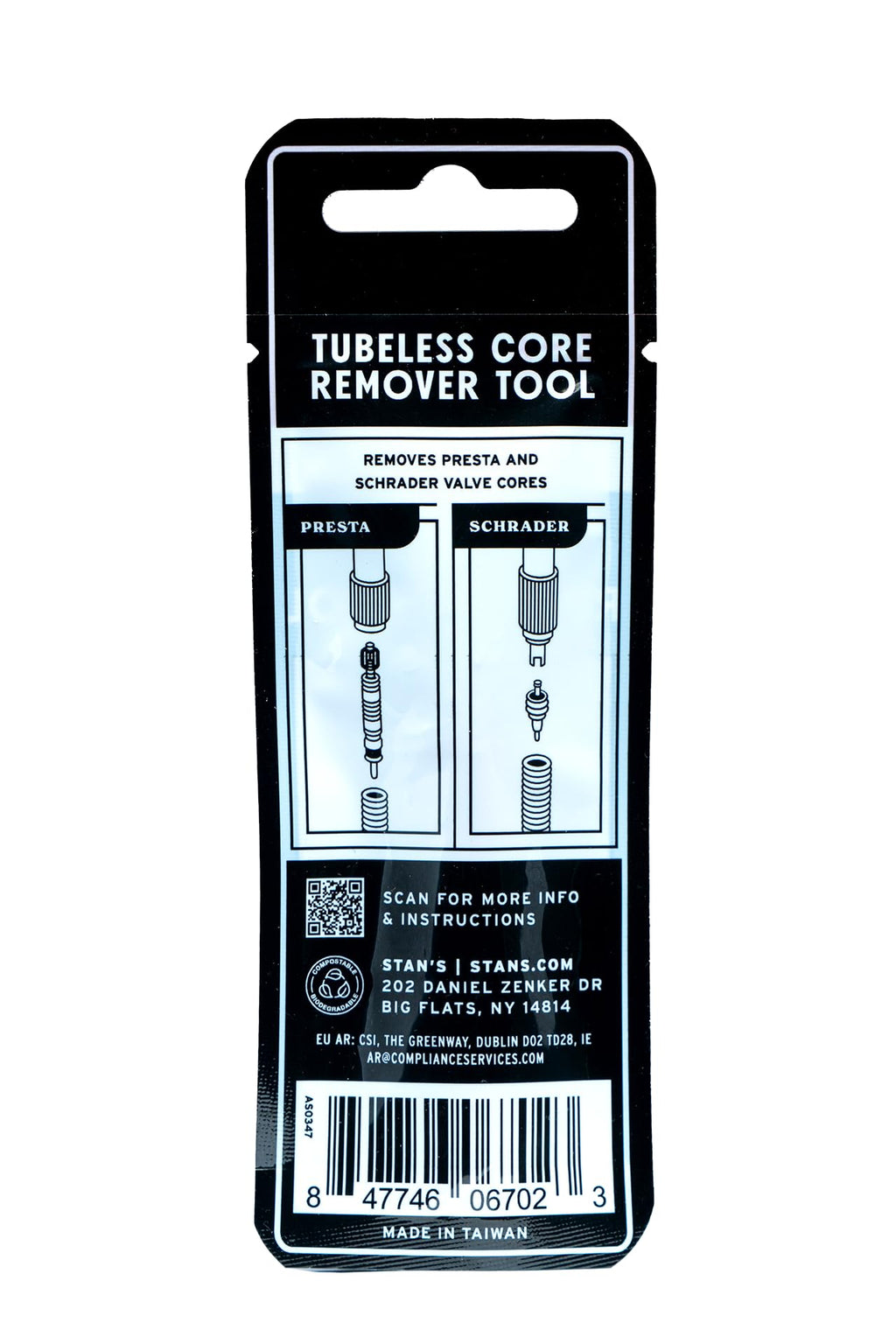 Stan's NoTubes Tubeless Core Remover Tool (AMZ-AS0347)