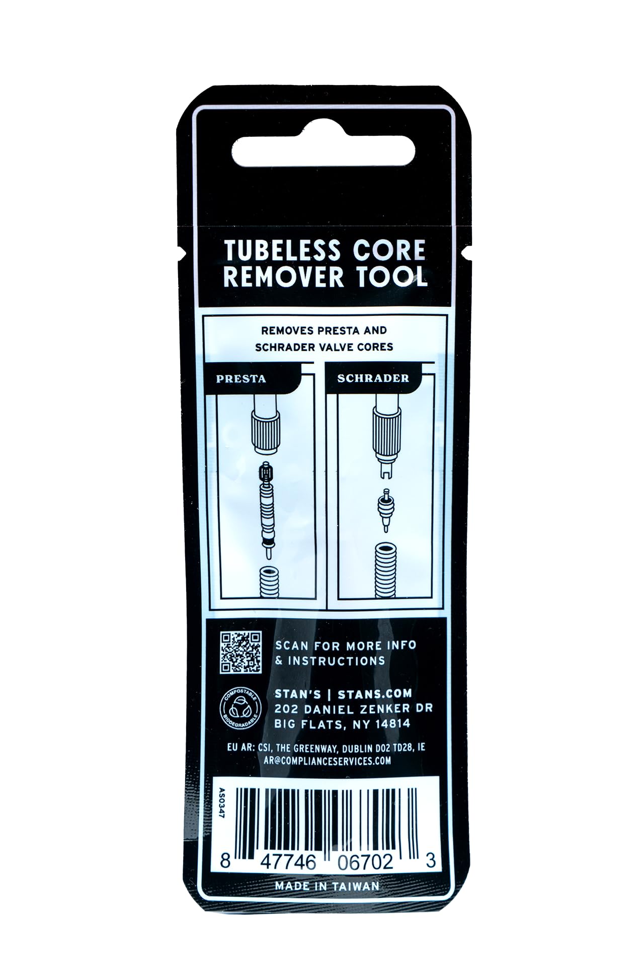 Stan's NoTubes Tubeless Core Remover Tool (AMZ-AS0347)