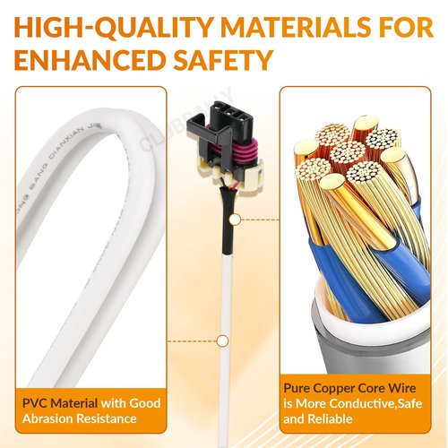 CLUBRALLY Speed Sensor Harness 48 Volt Kit with High Speed Sensor Magnet Fits EZGO TXT Golf Cart 620422+73328-G01