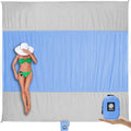 WEKAPO Beach Blanket - Extra Large Sandproof & Waterproof Mat | Quick Drying for Vacation, Picnic & Camping