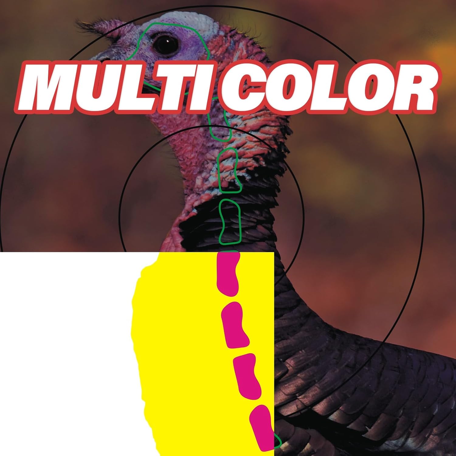 Photo-Realistic Small Game Animal Targets by [Brand Name] - Reflective Turkey Targets | 12"x18" - 10/25/50 Pack