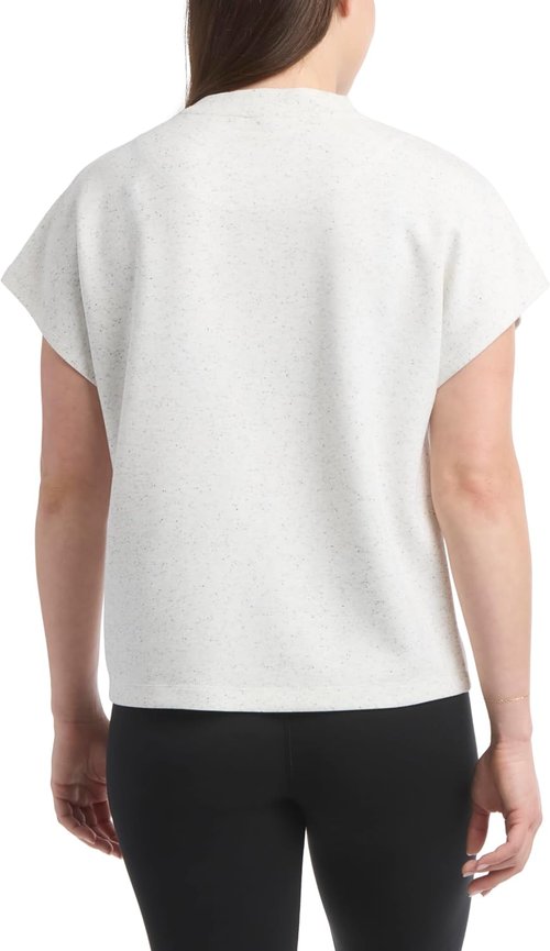 Danskin Luxe Crew Neck T-Shirt for Women - Soft, Comfortable Fit | Perfect for Everyday Wear