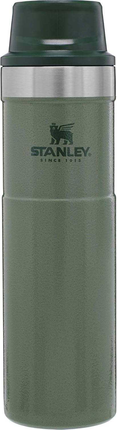 STANLEY Classic Travel Mug - 16 OZ | Trigger-Action Design for On-the-Go Convenience