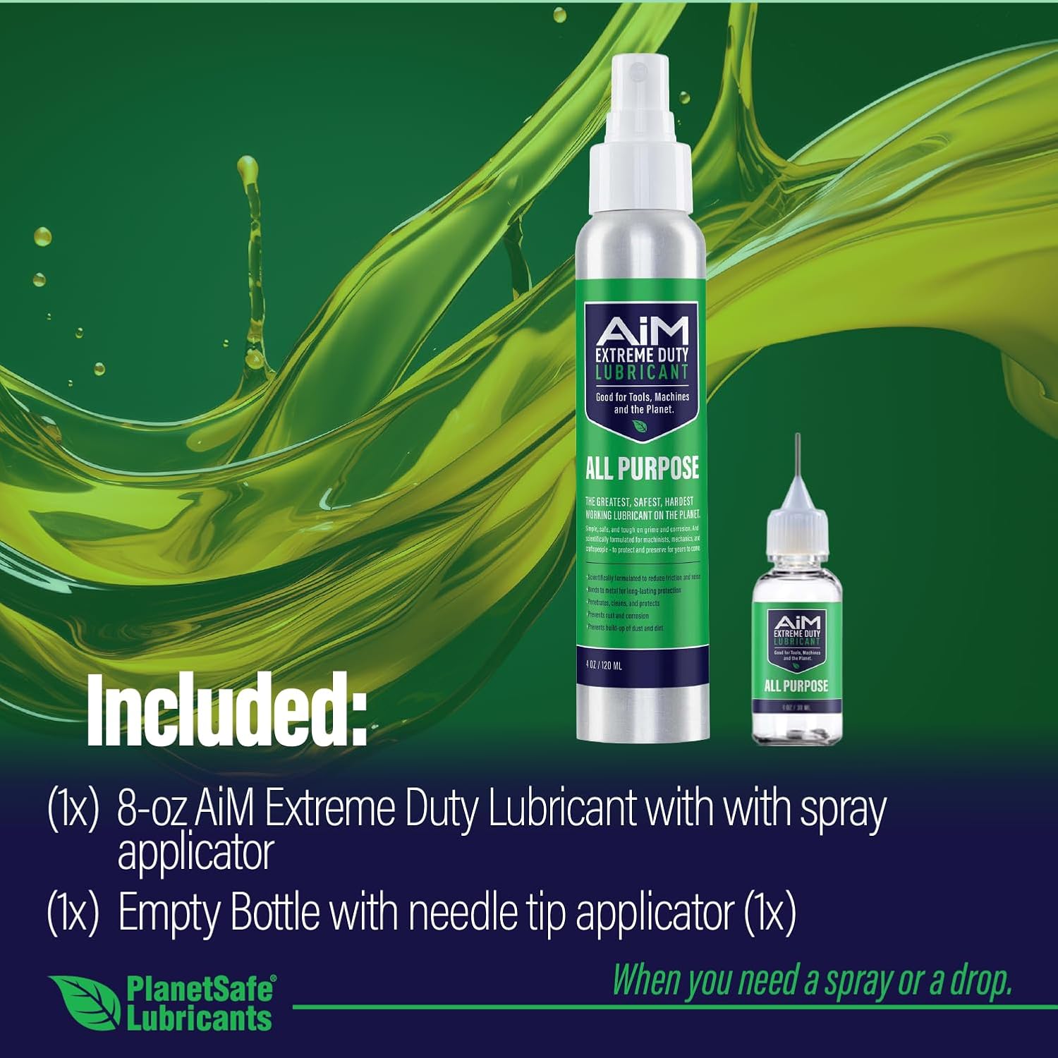 PlanetSafe Exercise Equipment Lubricant - Non-Toxic, Odorless Formula for Treadmills, Bikes & More | Small Bundle