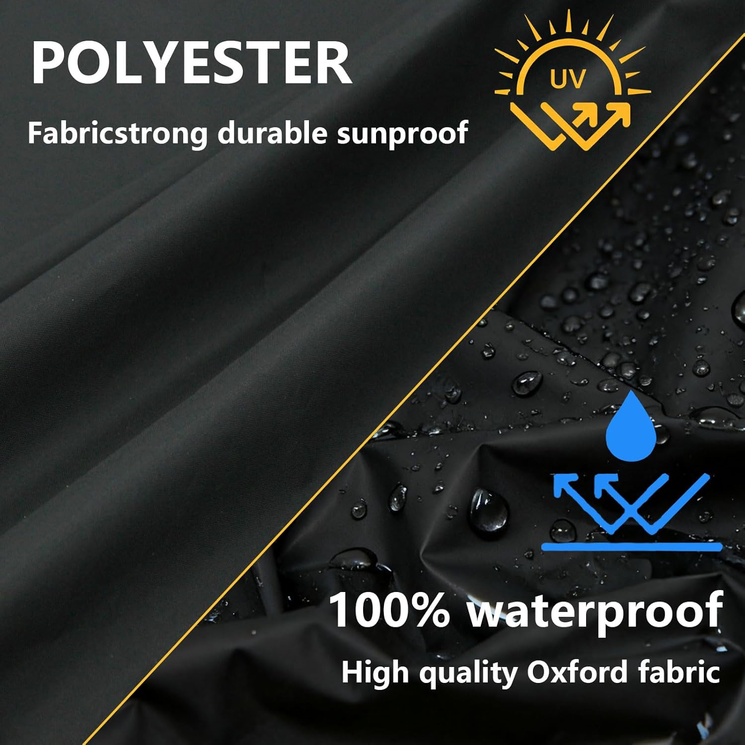 Skiennix Waterproof Bike Cover - 2XL Outdoor Storage for 2 or 3 Bikes | Rain, Snow & Dust Resistant