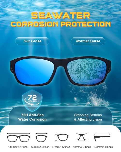 SKYWAY Fishing Baseball Polarized Sports Sunglasses for Men Light Floating Shades for Women Athletic Running Cycling Sun Glasses Blue Lens