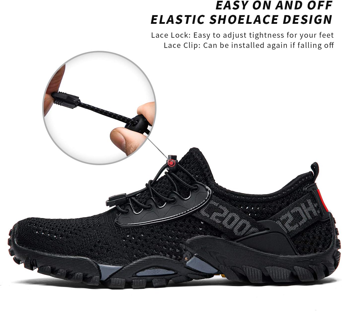 SOBASO Water Shoes - Quick Drying Aqua Shoes for Men & Women | Ideal for Beach, Diving & Hiking