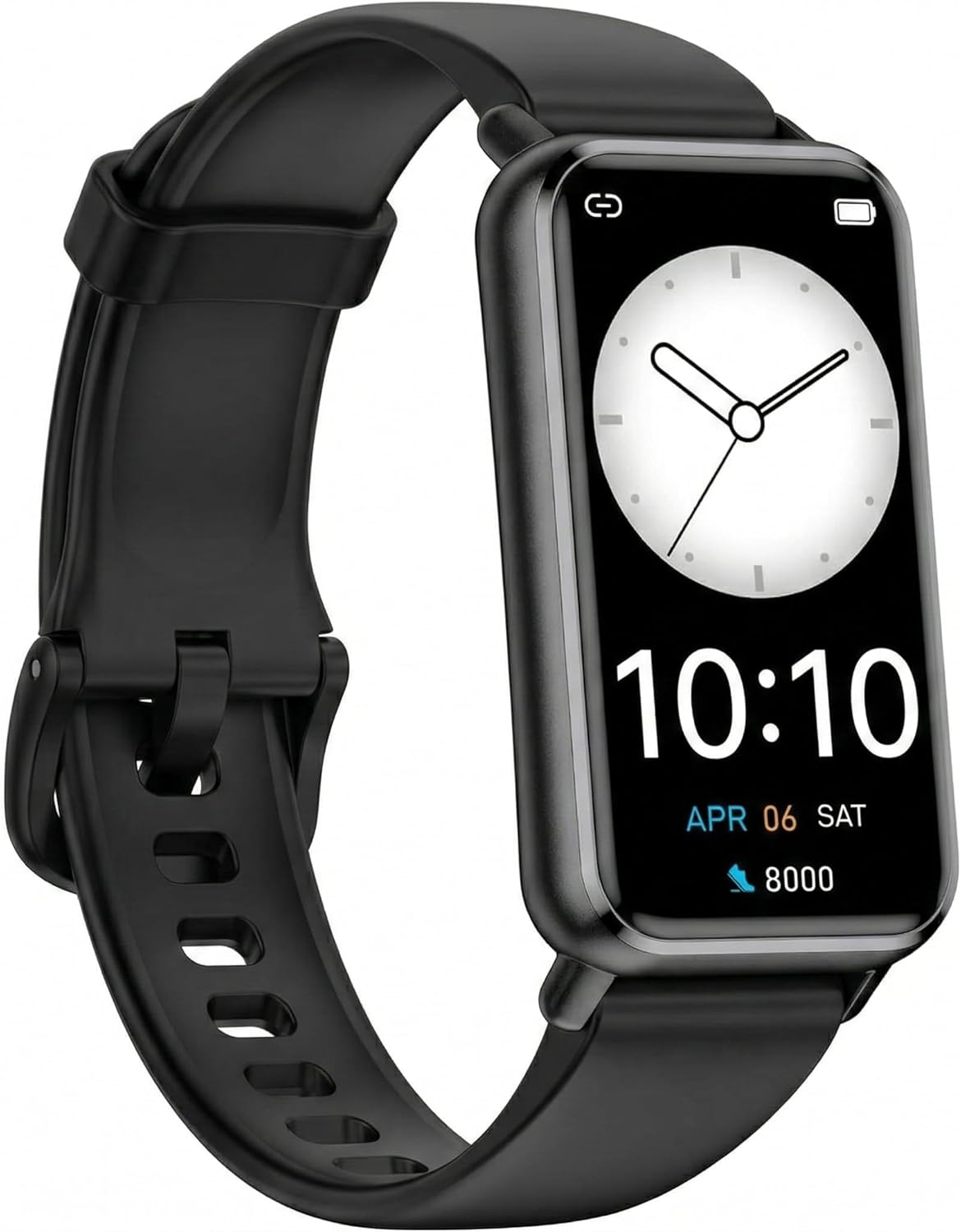 Skiennix Pedometer Watch - Slim Fitness Tracker with 14-Day Battery Life | 50m Waterproof, Heart Rate & Blood Oxygen Monitor