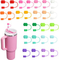 Stanley 26 PCS Straw Covers - 10 MM Toppers for 30 & 40 Oz Tumblers | Essential Cup Accessories