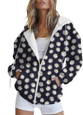 Skiennix Y2K Zip-Up Hoodie for Women - Casual Oversized Long Sleeve Jacket with Pocket | Fall & Spring Wear