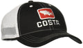 Costa XL Trucker Hat, Bass, Black + White