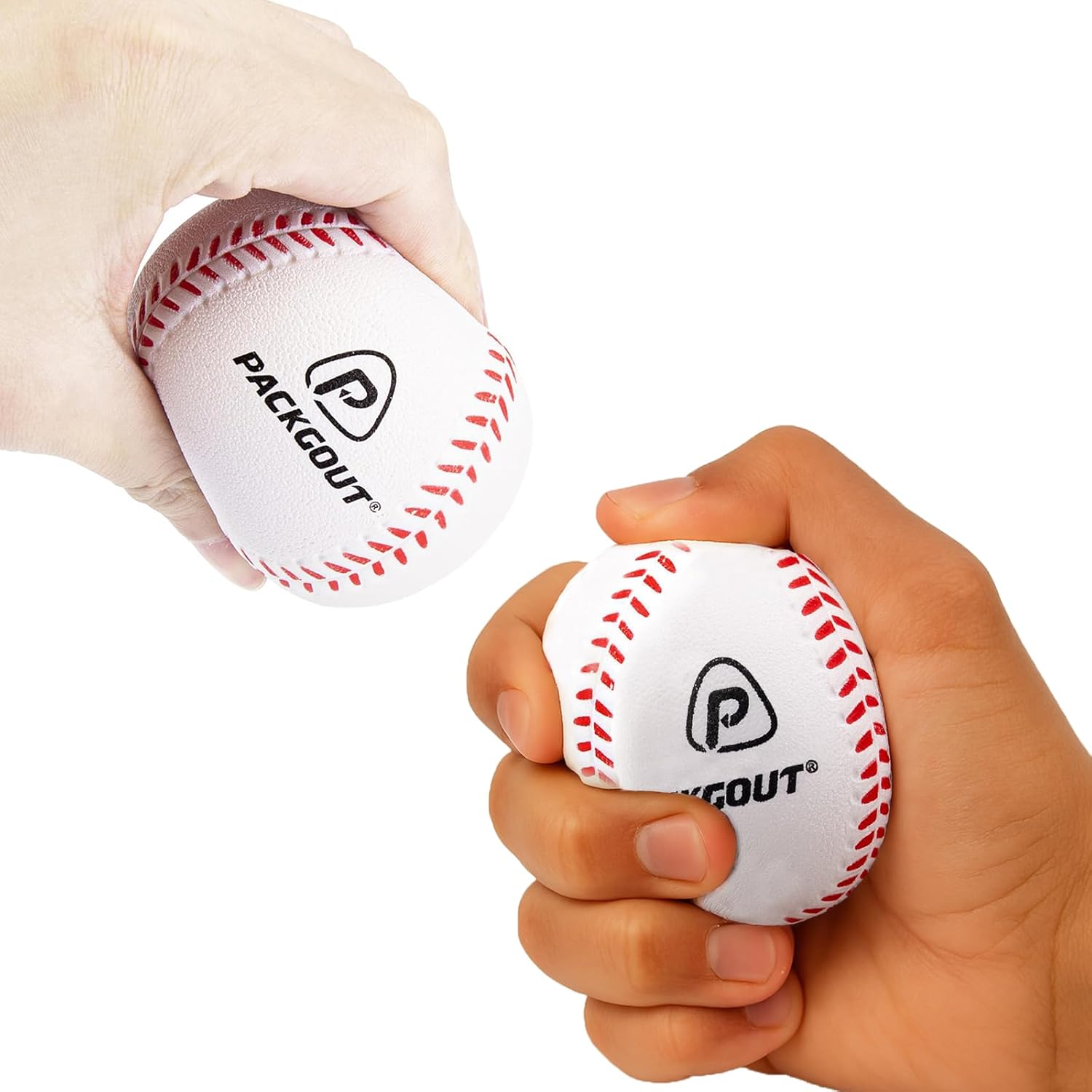PACKGOUT Soft Foam Baseballs - Ideal Practice & Replacement Balls for Kids and Teenagers