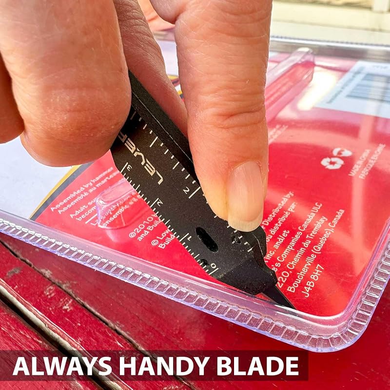 Edge XT Mini Utility Knife Keychain Multitool 10 Tools – 2-Pack Black
