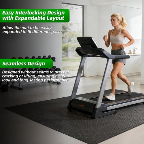 Art3d EVA Interlocking Exercise Mats - 24" x 24" Thick Foam Puzzle Flooring for Gym & Training | 6 & 12 Pack