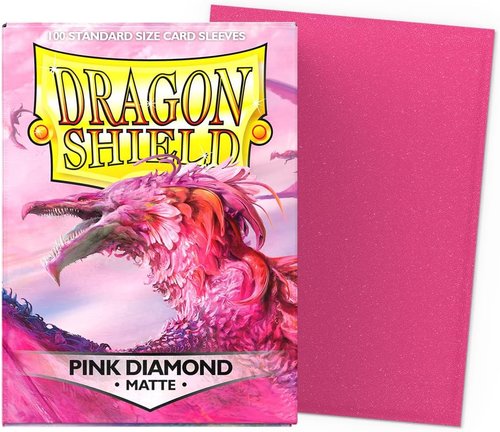 Dragon Shield | Premium Pink Sleeves Bundle - 2X 100 CT Smooth & Tough TCG Sleeves for Pokémon, Flesh & Blood, Magic The Gathering