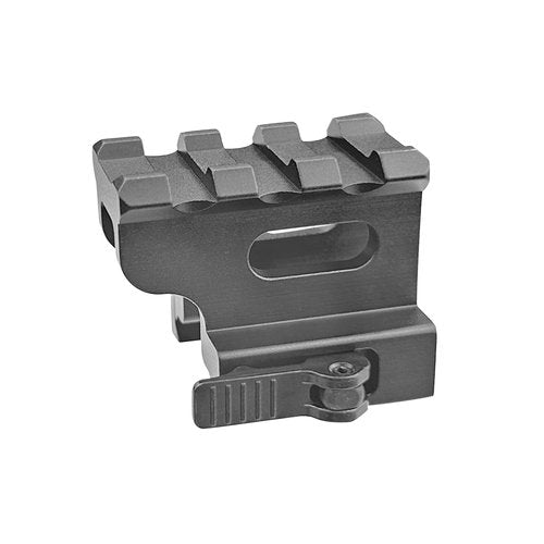 Lion Gears BridgeMount® Tactical Picatinny 1" Riser, 1.45" Long with 3 Slots, Robust and Light-Weighted Design with Dual Lock Quick Release/Lock Lever, BM0310QR