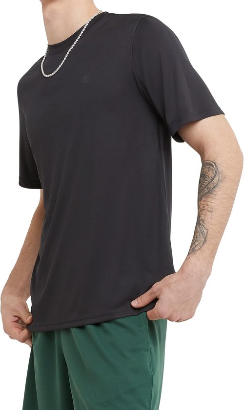 Champion Men's Athletic T-Shirt - Moisture-Wicking, Anti-Odor Sport Tee | Regular & Big Sizes