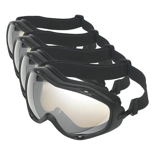Galeton 9200582 Ranger Safety Goggles with Vented Frame, Fit Over Most Prescription Glasses, Indoor-Outdoor (Pack of 4)