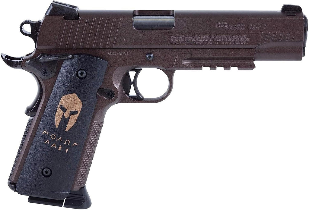Sig Sauer 1911 Spartan CO2 Air Pistol - 4.5mm Steel BB Semi-Auto with 16rd Magazine