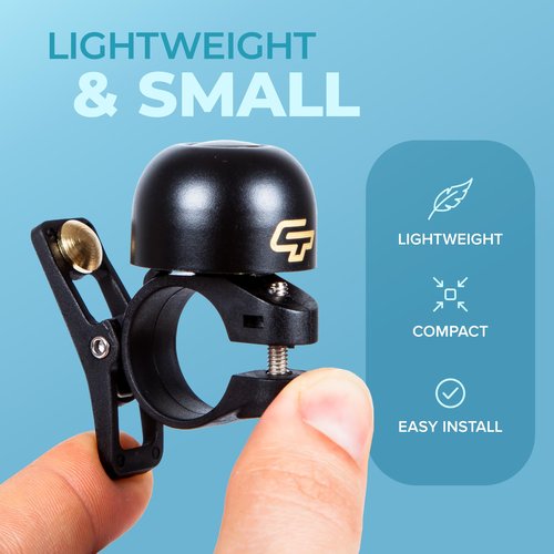 Cycle Torch Bike Bell for Adults & Kids, Supper Loud up to 103 Decibels, Bicycle Bell for Handlebars 0.8 to 0.9 in Handlebars, Installation Key Included