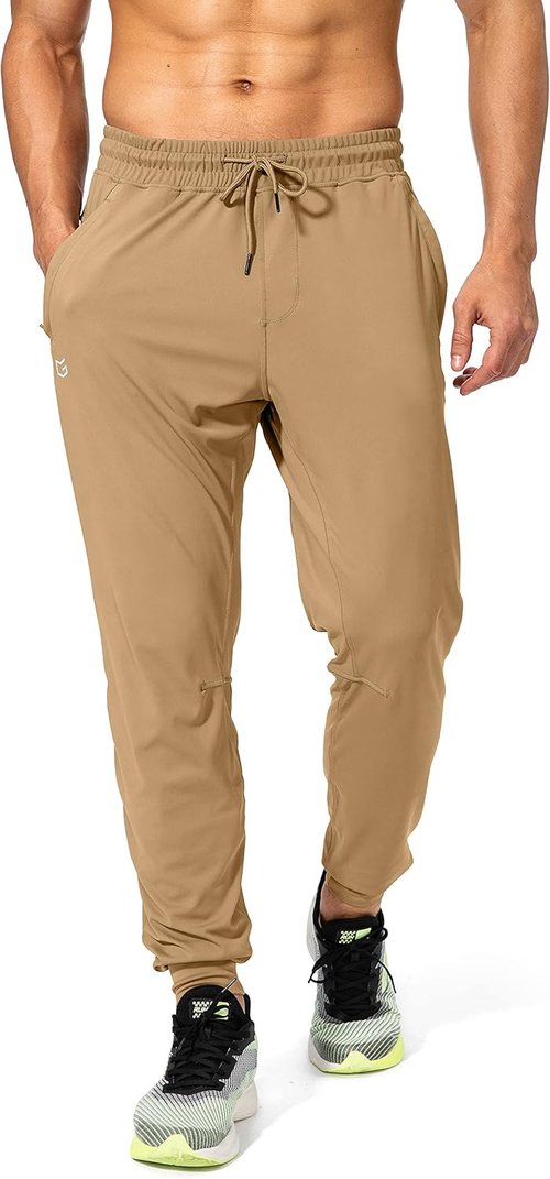 G Gradual Men's Athletic Sweatpants - Zipper Pockets for Running & Training | Comfortable Joggers