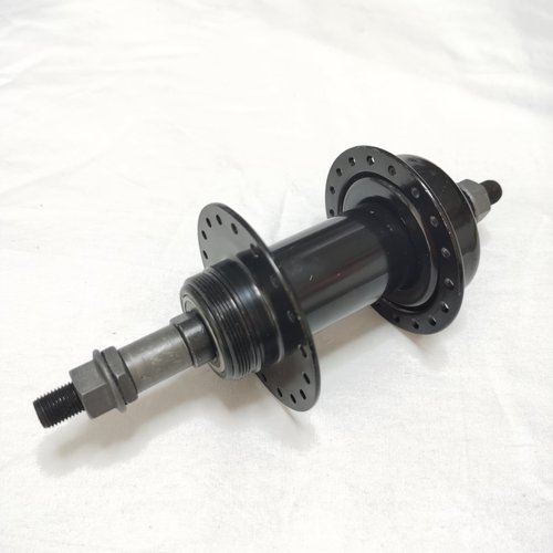 Bicycle Rear Hub Assembly 36 Holes, Disc Brake, Rear Width 135mm, Bicycle Wheel Part Rear Bike Hub (Black)