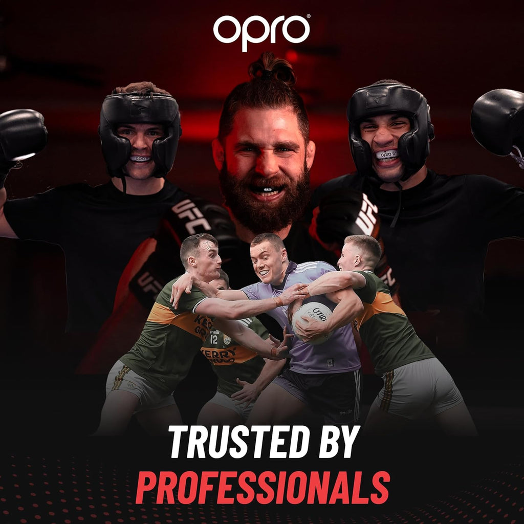 OPRO Silver Level Mouthguard - Revolutionary Fitting Technology for Sports | Youth Size, Clear