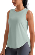 JOYSPELS Ice Silk Workout Tank Tops - Cool-Dry Sleeveless Yoga Shirts for Women | Athletic Loose Fit