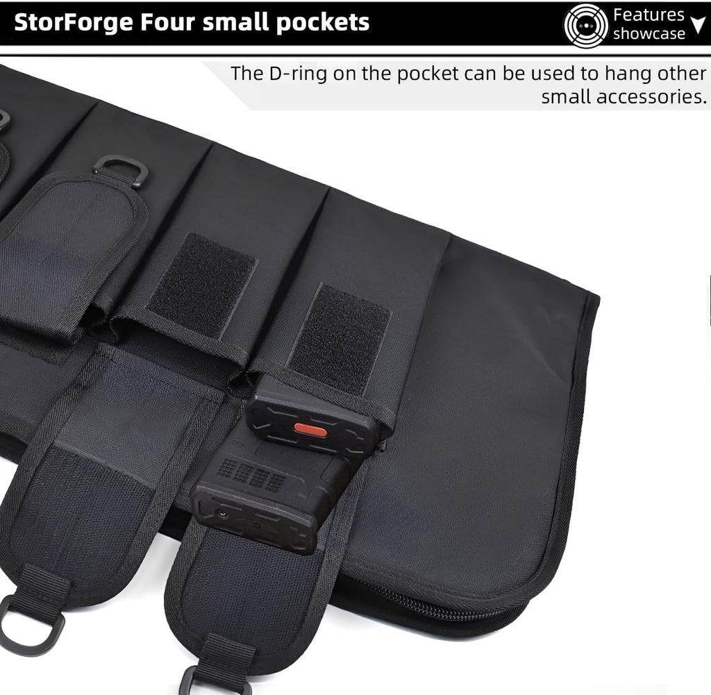 Skiennix Tactical Rifle Case - Soft Shooting Range Bag with Dual Lockable Zippers | 36" & 42" Sizes