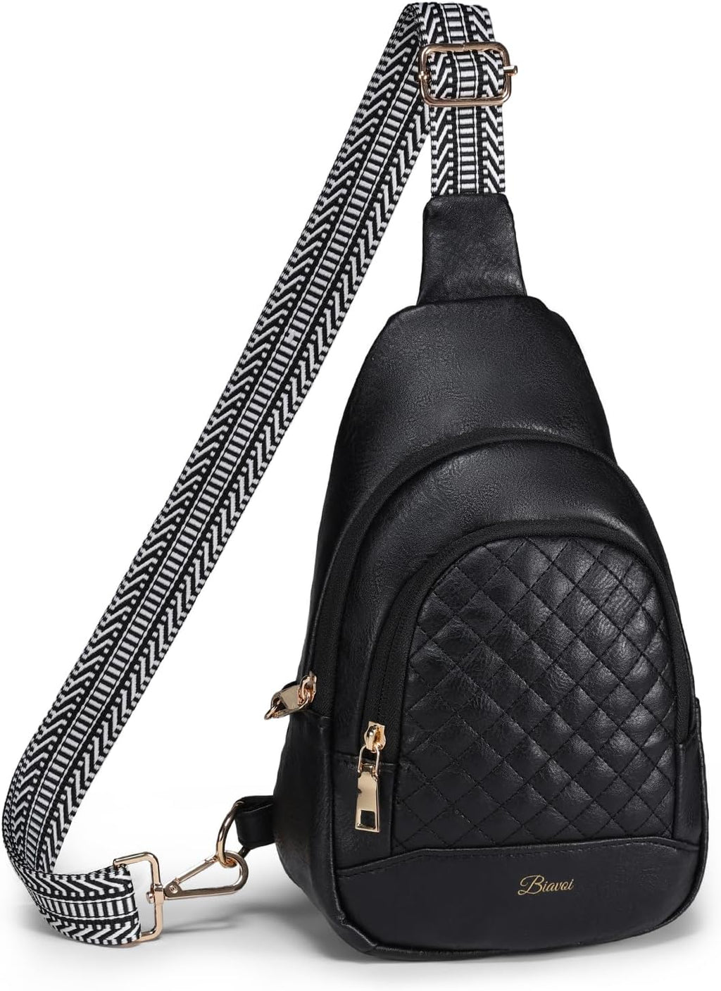 Skiennix Crossbody Bag for Women - Anti-Theft Sling Handbag with Zipper Lock | Vegan Leather, RFID Blocking