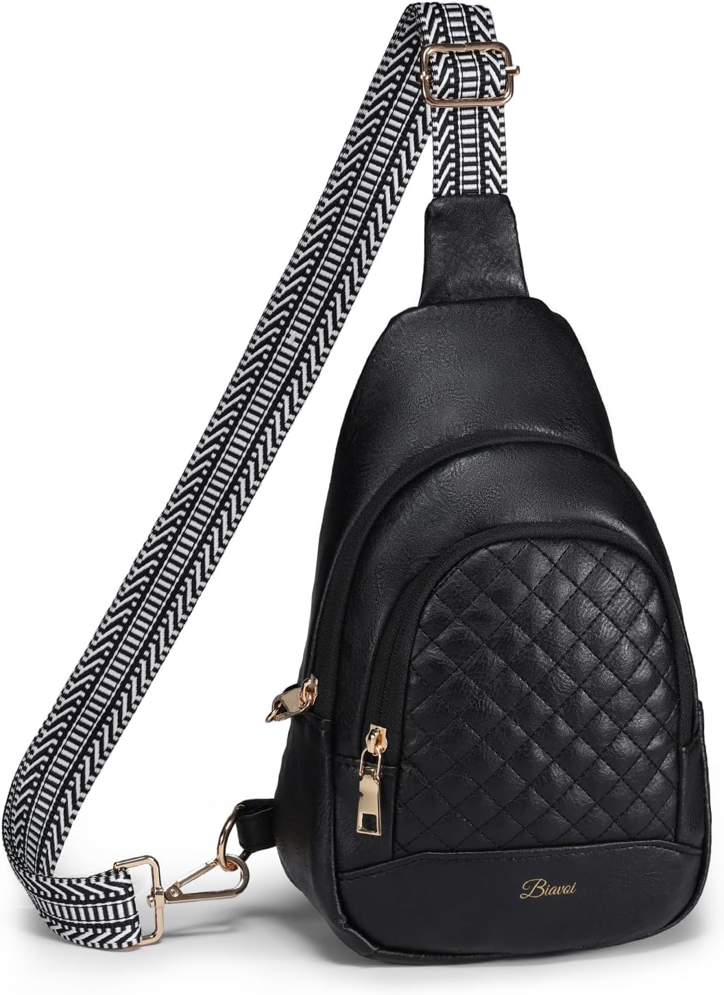 Skiennix Crossbody Bag for Women - Anti-Theft Sling Handbag with Zipper Lock | Vegan Leather, RFID Blocking