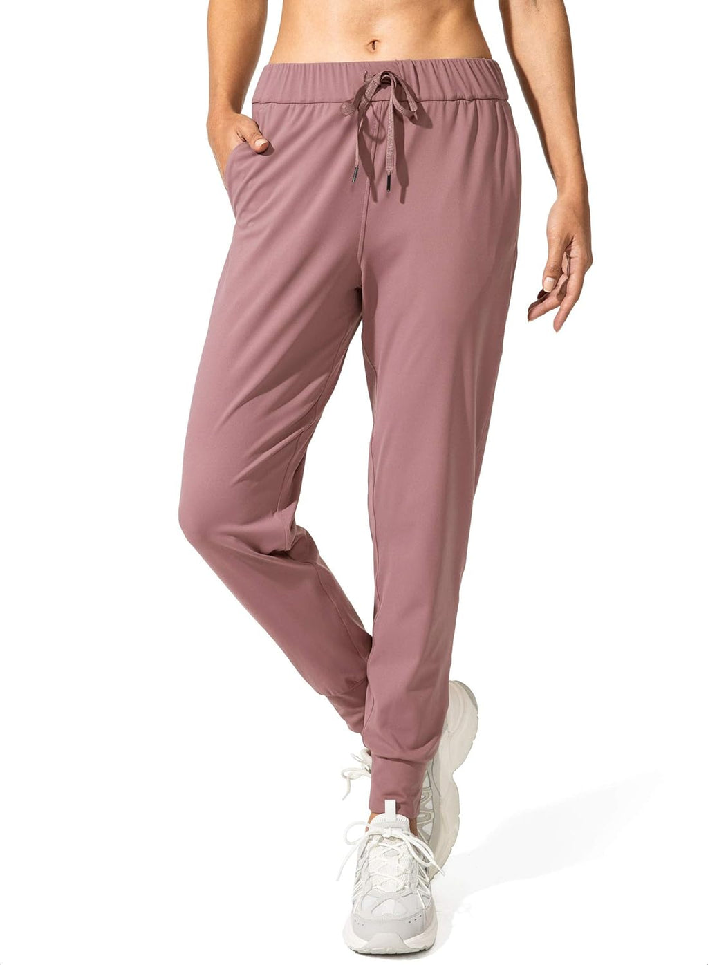 SANTINY Women's Joggers - Comfortable Drawstring Sweatpants with Pockets for Lounge & Running