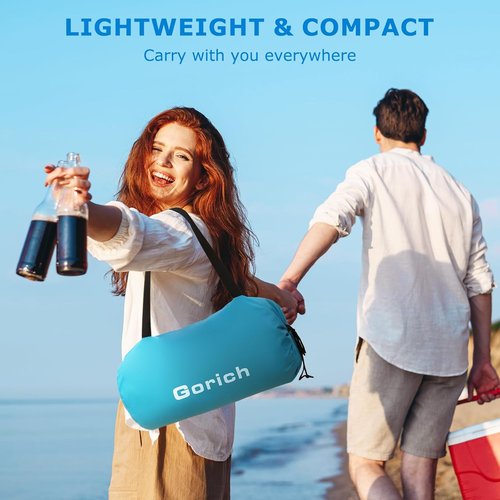 Gorich Portable Beach Tent - UV Protection UPF 50+ | Lightweight & Foldable for 3-7 People