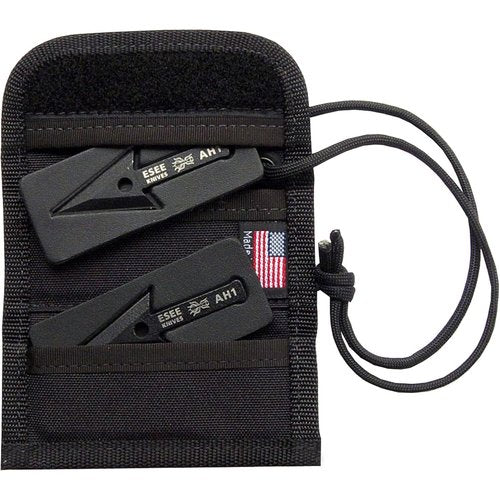 ESEE Arrowhead Wallet with 2 AH-1 Arrowheads