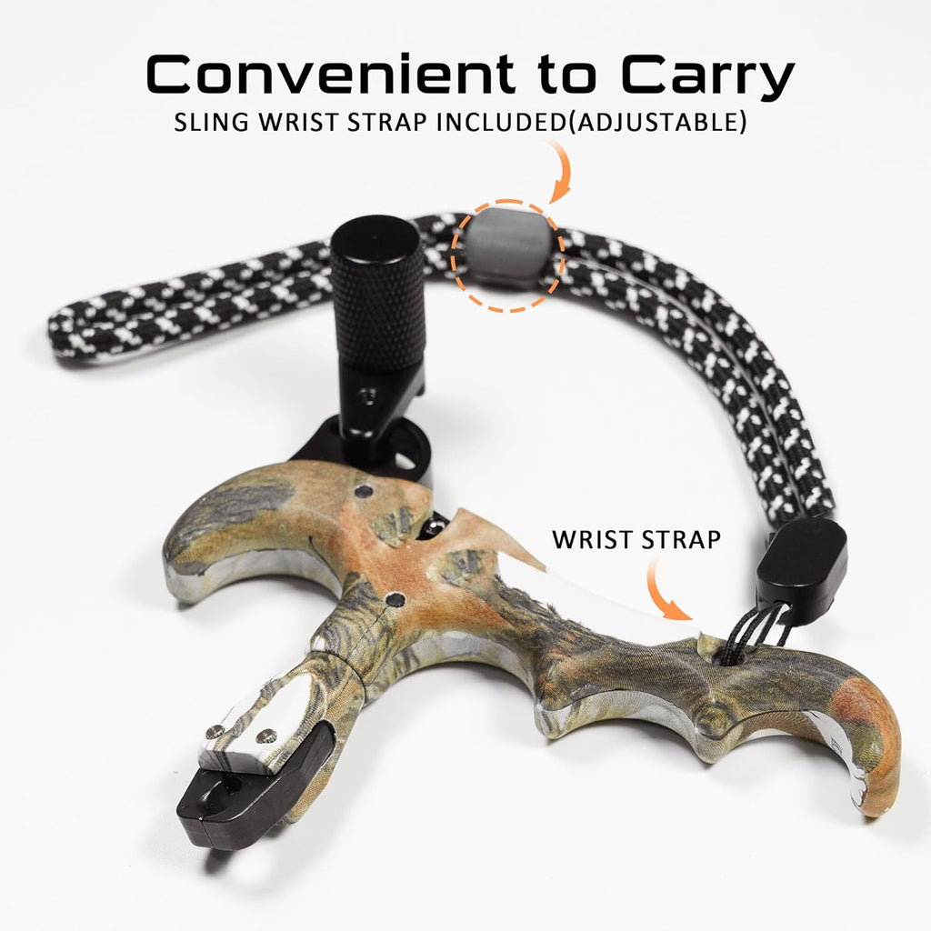 Skiennix Bow Release - 360° Rotatable Thumb Trigger for Compound Bow - Precision Archery Accessory