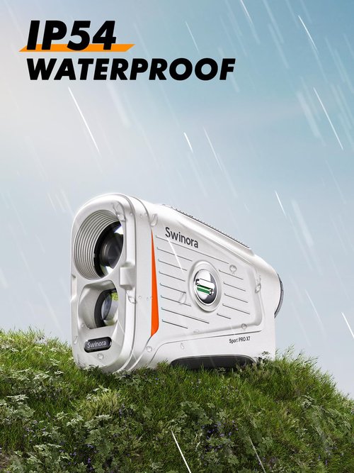 Magnetic Golf Rangefinder with Slope – 7X Magnification, 1300Y Range Finder Golf for All Levels, Fast Flag Lock Vibration, Rechargeable, Waterproof Golf Accessories for Men and Women