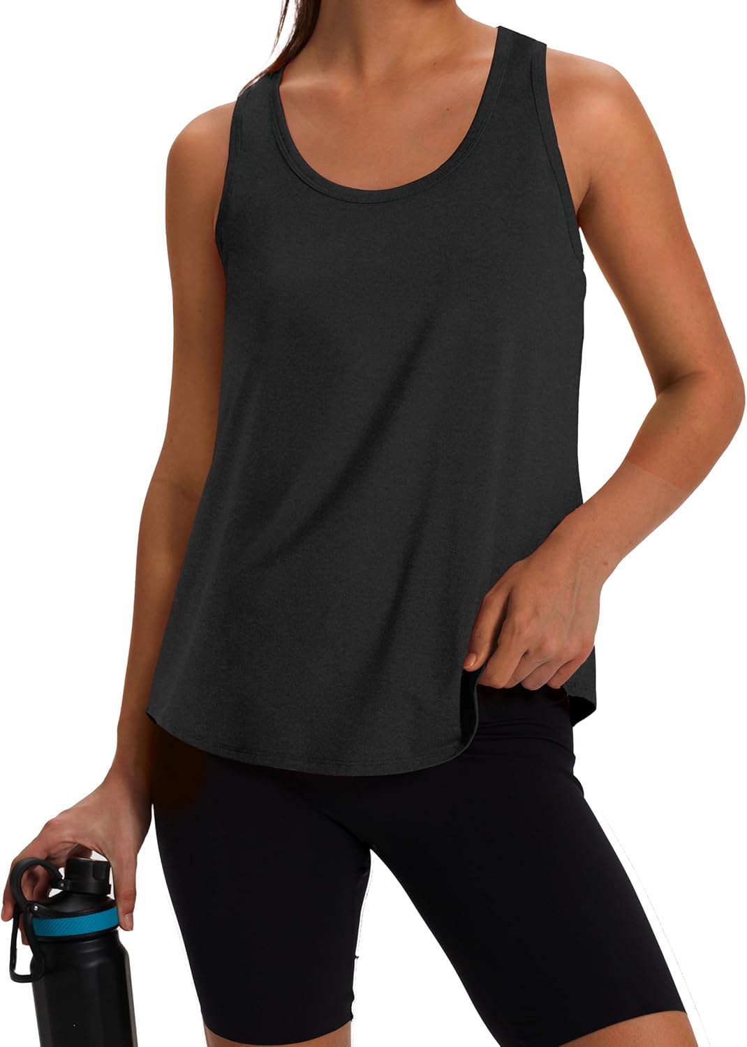 WIHOLL Women's Workout Tank Tops - Sleeveless Athletic Racerback for Gym & Yoga | Summer Fitness (S-XXL)